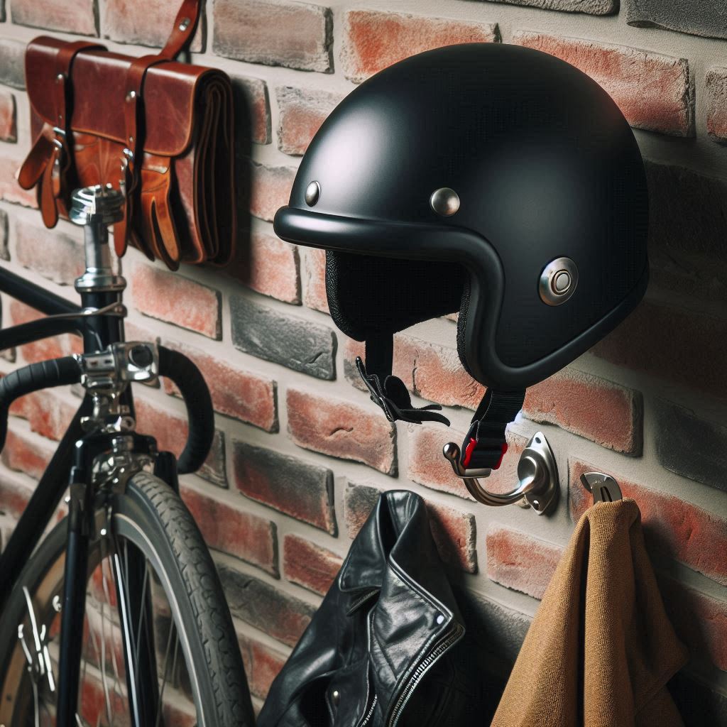 Supporto a parete per casco