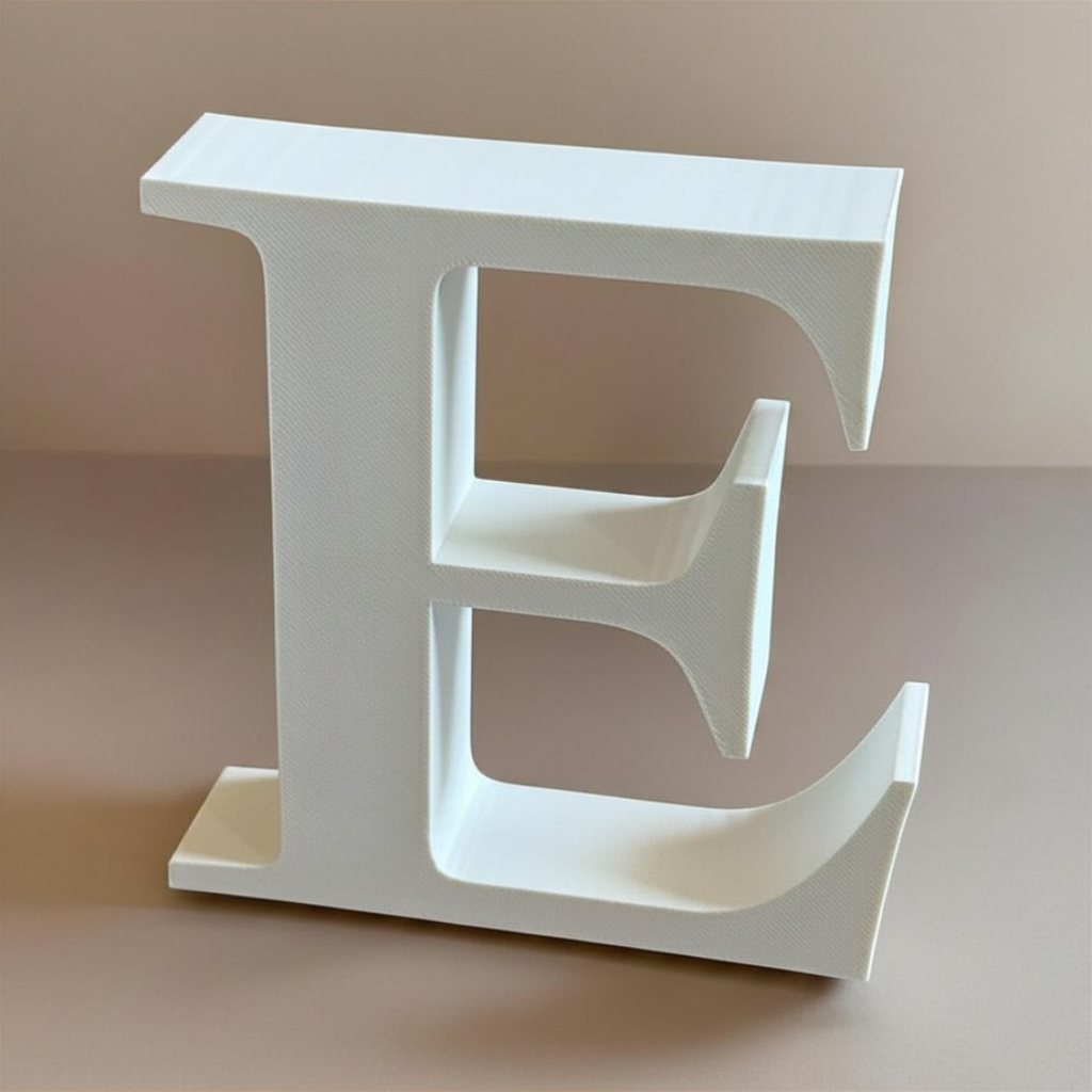 Lettera o nome personalizzato in 3D