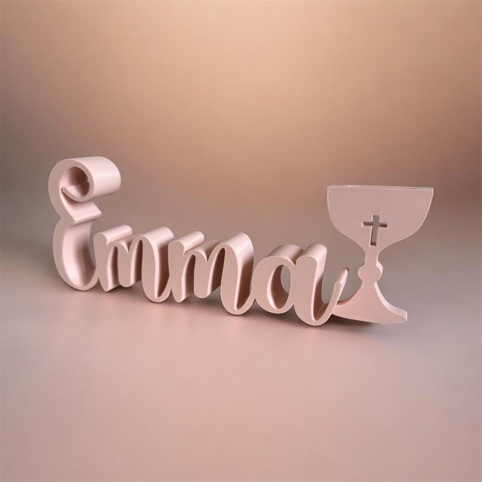 Lettera o nome personalizzato in 3D